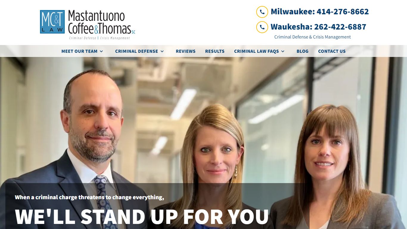 Milwaukee Criminal Defense Attorneys | Mastantuono & Coffee SC